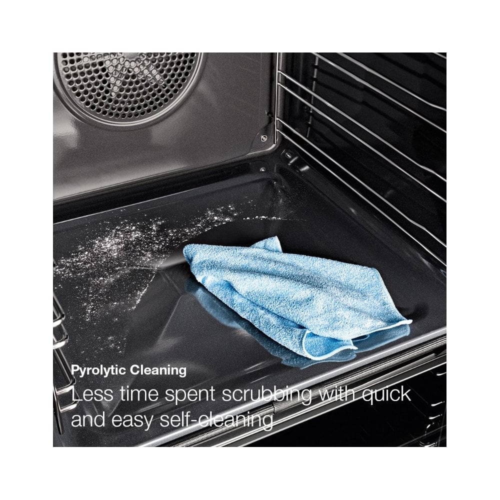 Miele H2465BP Built In Single Oven : Pyrolytic Cleaning