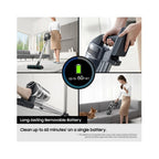 Samsung VS20B75AGR1/EU Jet 75E Pet Cordless Vacuum Cleaner - 60 Minutes Run Time - Mint