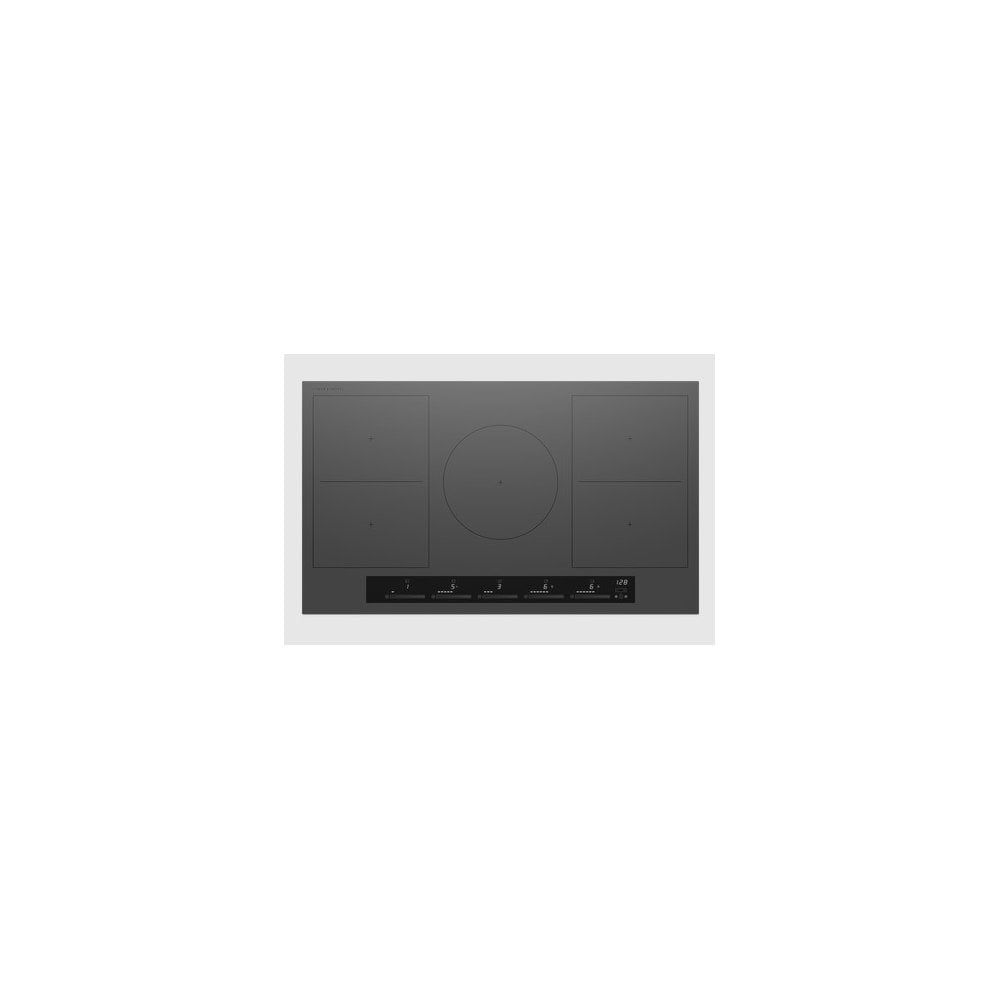 Fisher & Paykel CI905ZZDTG5 Built In Induction Hob : W 90cm : Series 7 : Grey Glass