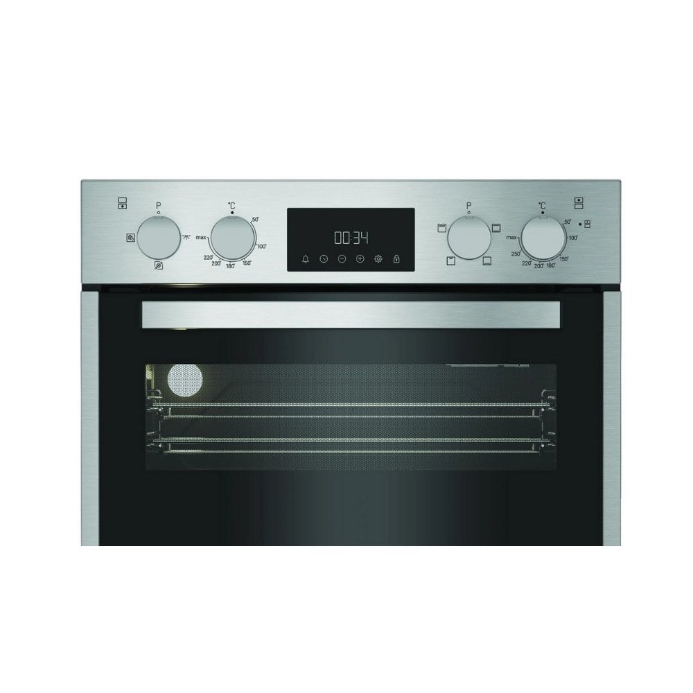 Hotpoint DIH10DIX 59.4cm Built In Electric Double Oven - Silver