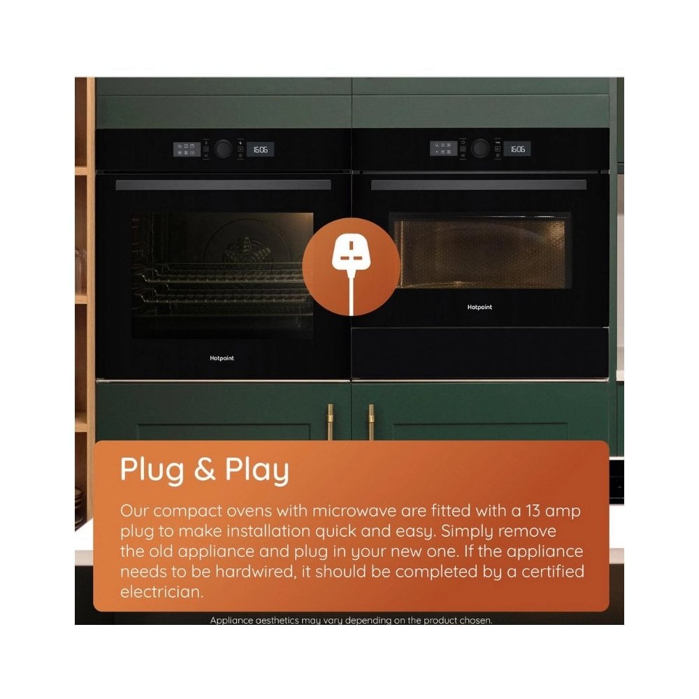 Hotpoint HO278PXUK Built In Electric Single Oven - Silver : Pyrolytic Cleaning
