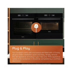 Hotpoint HO278PXUK Built In Electric Single Oven - Silver : Pyrolytic Cleaning