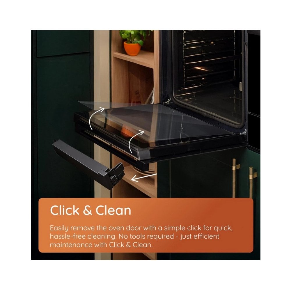Hotpoint HO278PXUK Built In Electric Single Oven - Silver : Pyrolytic Cleaning