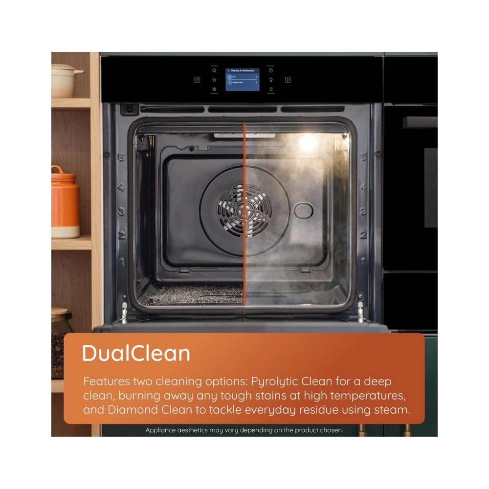 Hotpoint HO278PXUK Built In Electric Single Oven - Silver : Pyrolytic Cleaning