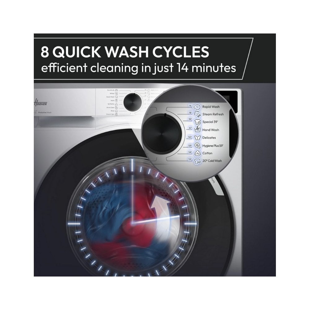 Hoover HGD 4109C-80 10kg 1400 Spin Washing Machine - White