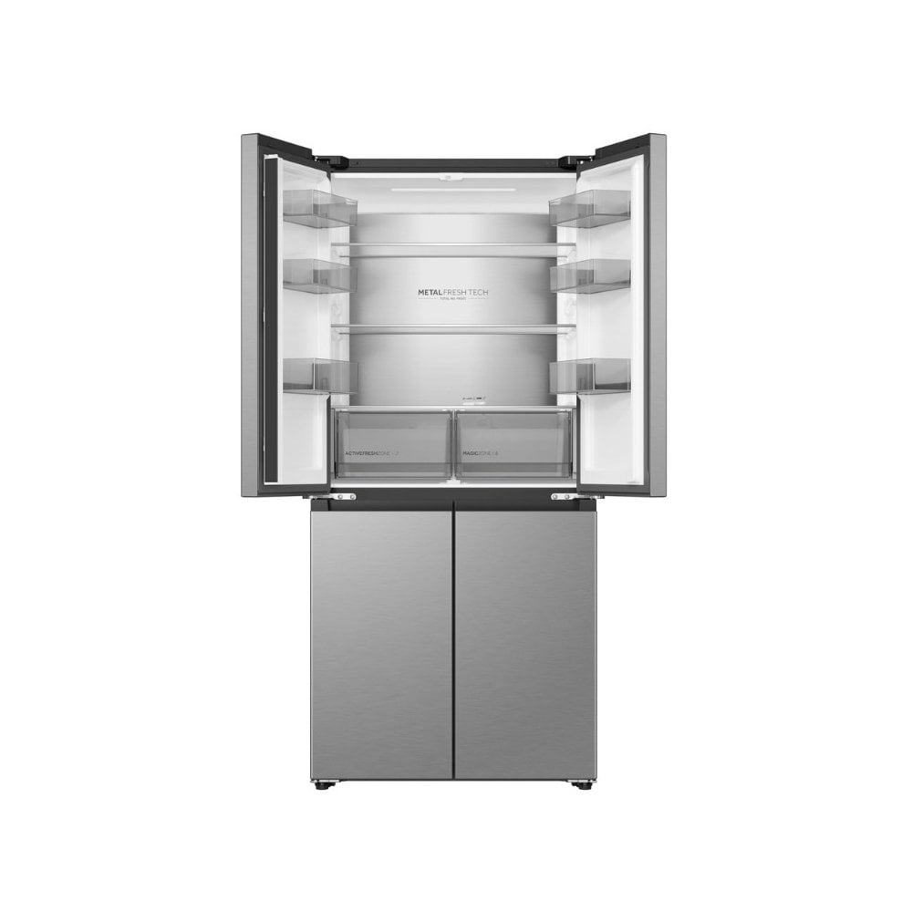 Haier HCR58S18DNMM American Fridge Freezer : Total No Frost Fridge Freezer - Inox : H 181.5cm