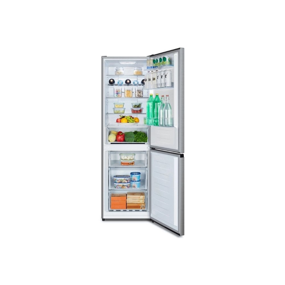 Hisense RB395N4BCE 60/40 Total No Frost Fridge Freezer - Stainless Steel : H 186cm