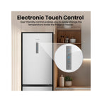 Hisense RB395N4BCE 60/40 Total No Frost Fridge Freezer - Stainless Steel : H 186cm