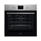 AEG BEX33501EM 59.4cm Built In Electric Single Oven - Stainless Steel : 3000 SurroundCook