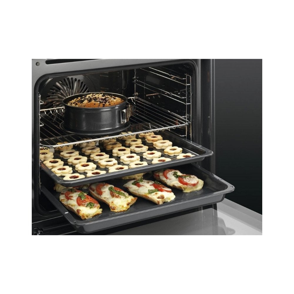 AEG BEX33501EM 59.4cm Built In Electric Single Oven - Stainless Steel : 3000 SurroundCook