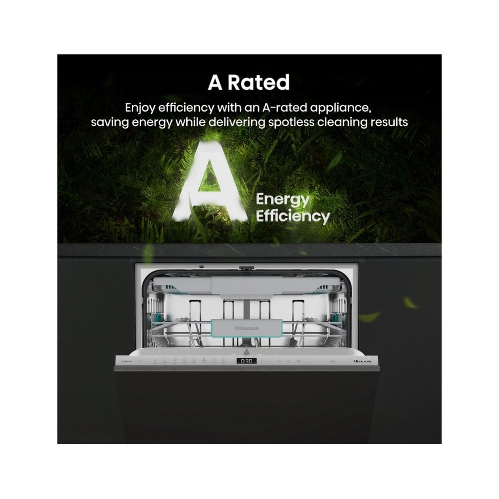 Hisense HV16AUK Full-Size Fully Integrated Dishwasher - 16 Place Settings :