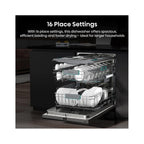 Hisense HV16AUK Full-Size Fully Integrated Dishwasher - 16 Place Settings :