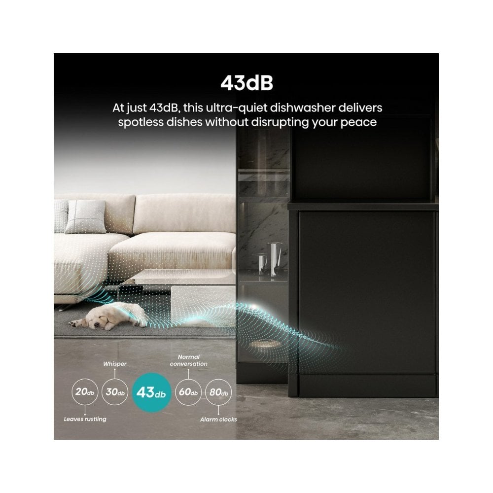 Hisense HV16AUK Full-Size Fully Integrated Dishwasher - 16 Place Settings :