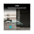 Hisense HV16AUK Full-Size Fully Integrated Dishwasher - 16 Place Settings :