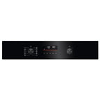 AEG OU5PB40XK 59.6cm Built In Electric Single Oven - Black : 5000 SurroundCook : Pyrolytic Cleaning