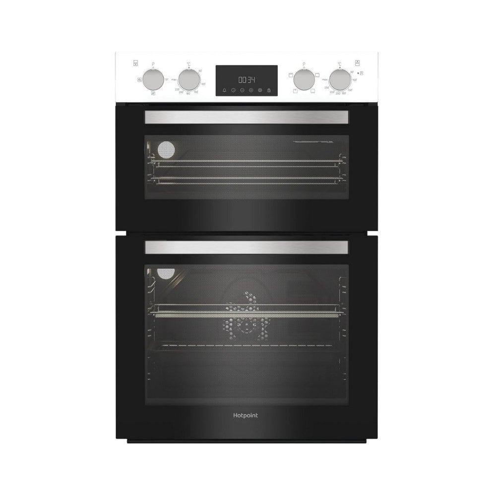Hotpoint DIH10DW 89cm Built In Electric Double Oven - White