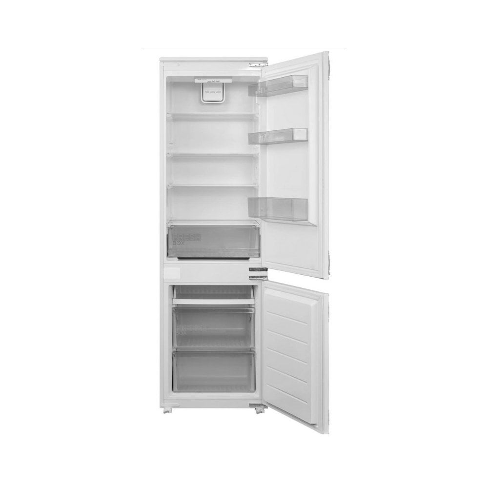 Midea MDRE379FGE01D 54cm 70/30 Built In Fridge Freezer - White : H 178.5cm : Sliding Hinge