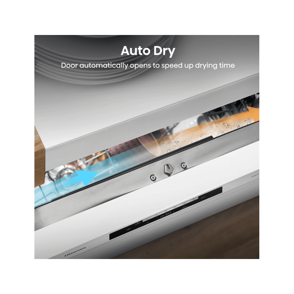 Hisense HS642D90WUK Dishwasher : 14 Place Settings