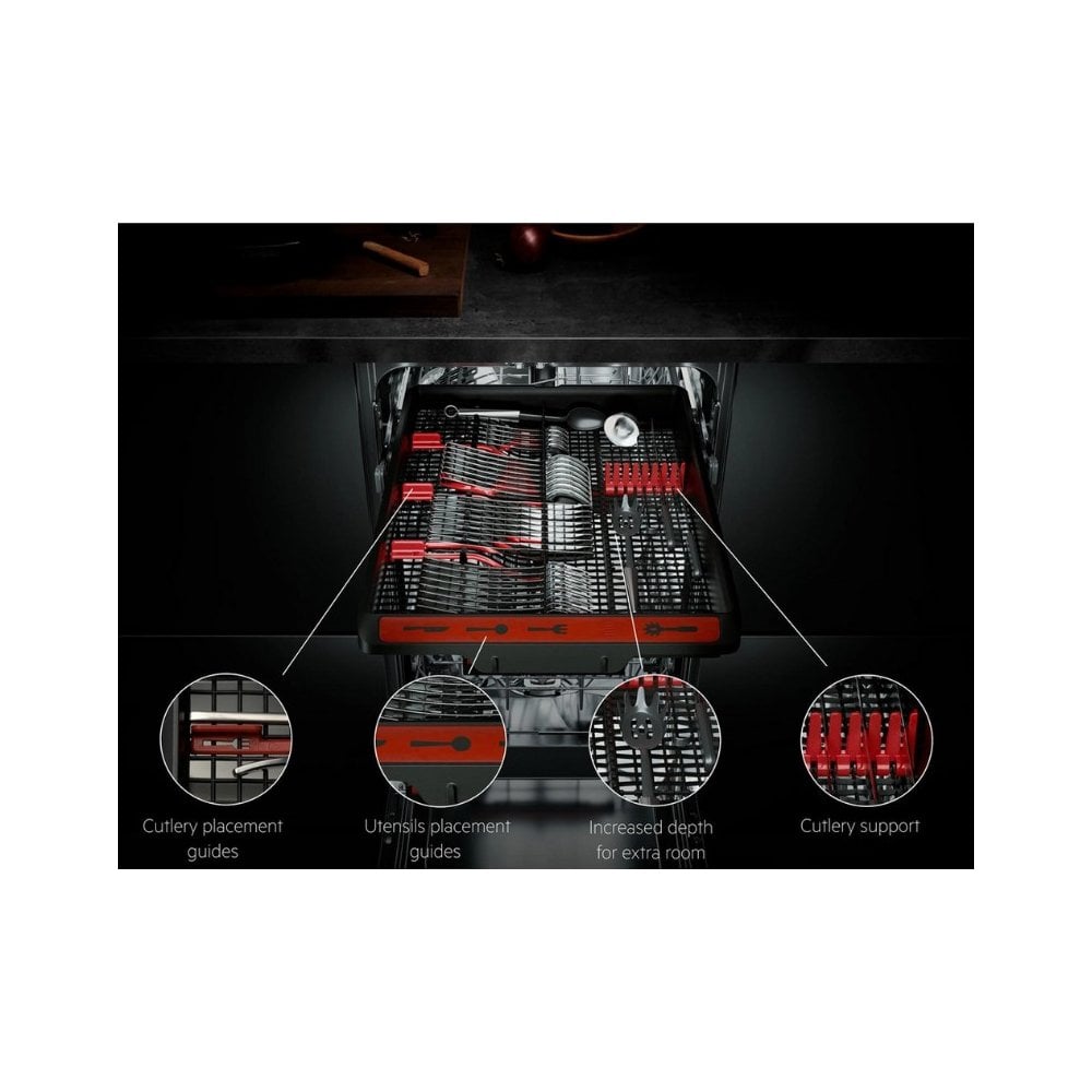 AEG FFX52507ZW Slimline Dishwasher : 5000 Airdry : 10 Place Settings.