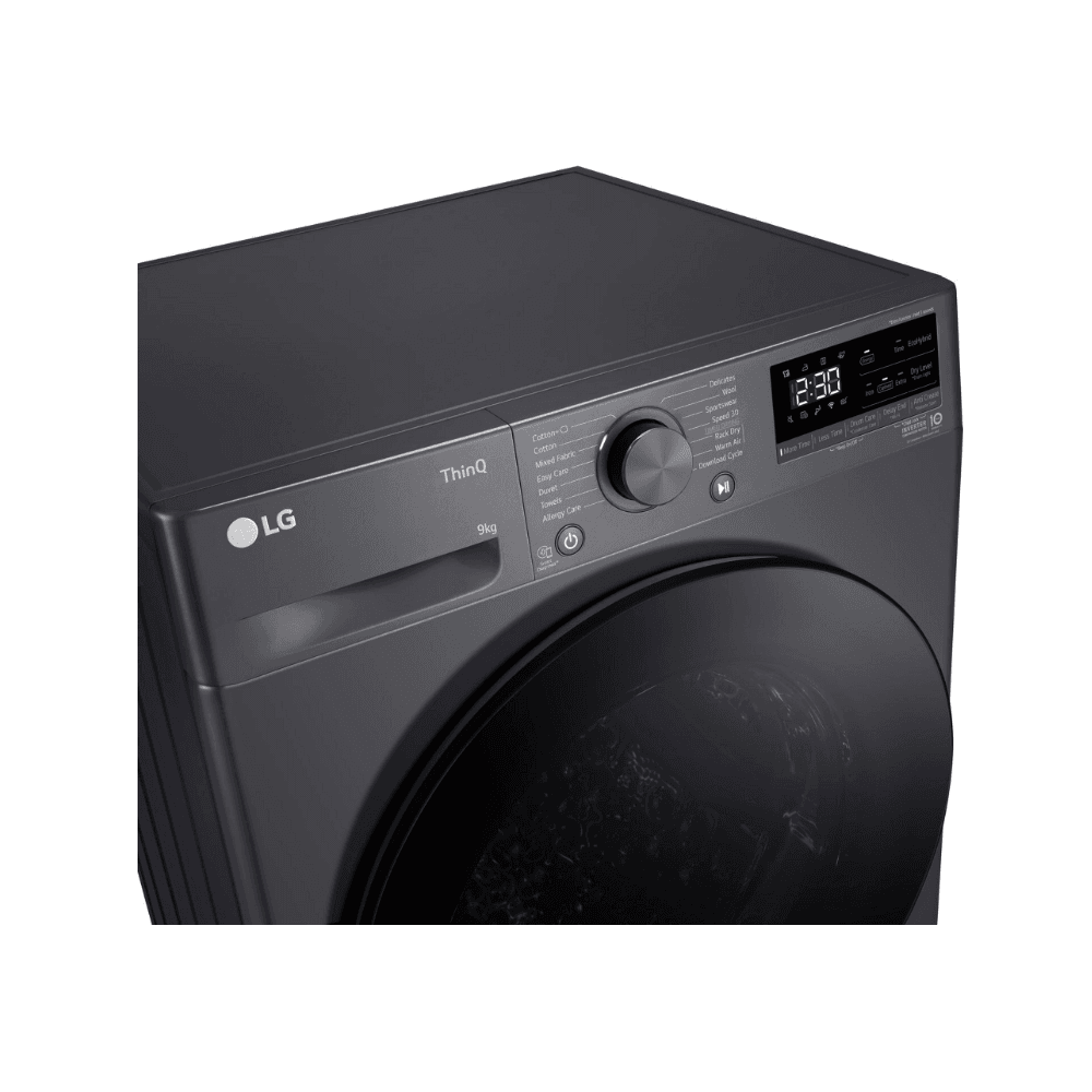 LG Series 4 ThinQ FDV709GN 9 kg Heat Pump Tumble Dryer - Slate Grey :