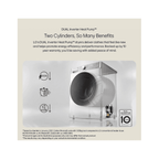 LG Series 4 ThinQ FDV709GN 9 kg Heat Pump Tumble Dryer - Slate Grey :