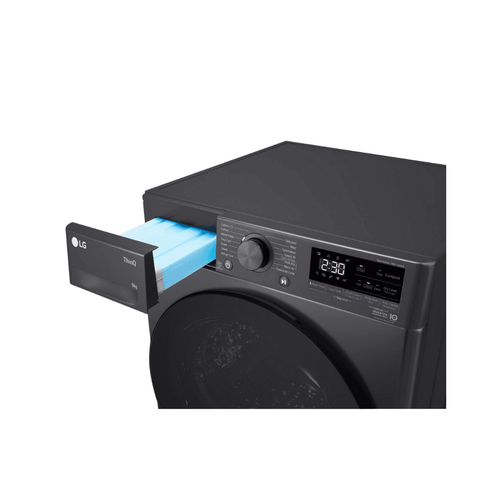 LG Series 4 ThinQ FDV709GN 9 kg Heat Pump Tumble Dryer - Slate Grey :