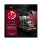 AEG GF5200D2SNM Dishwasher - Stainless Steel - 14 Place Settings : 5000 Airdry :