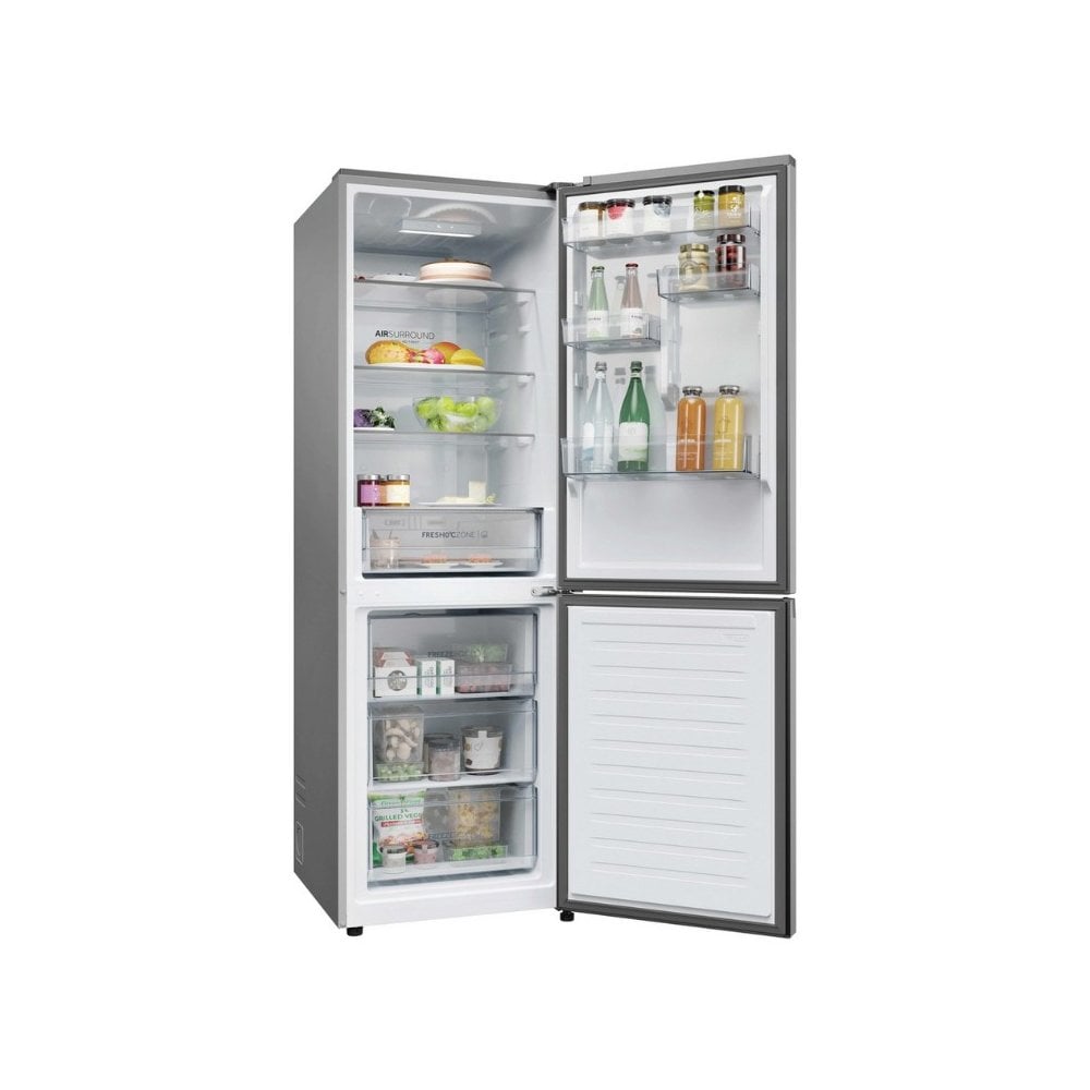 Haier  HDPR3618DNPK  Total No Frost Fridge Freezer - Stainless Steel : Serie 3 : Due 23rd SEPTEMBER