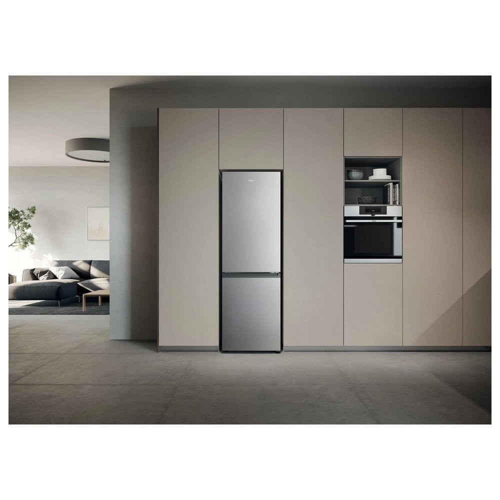 Haier  HDPR3618DNPK  Total No Frost Fridge Freezer - Stainless Steel : Serie 3 : Due 23rd SEPTEMBER