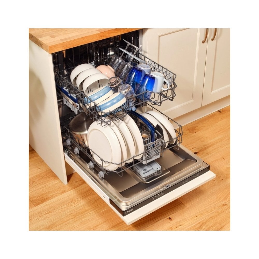 Sensis DWBI0213FSDWA Fully Integrated Dishwasher - White - 13 Place Settings