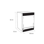 Sensis DWBI0213FSDWA Fully Integrated Dishwasher - White - 13 Place Settings