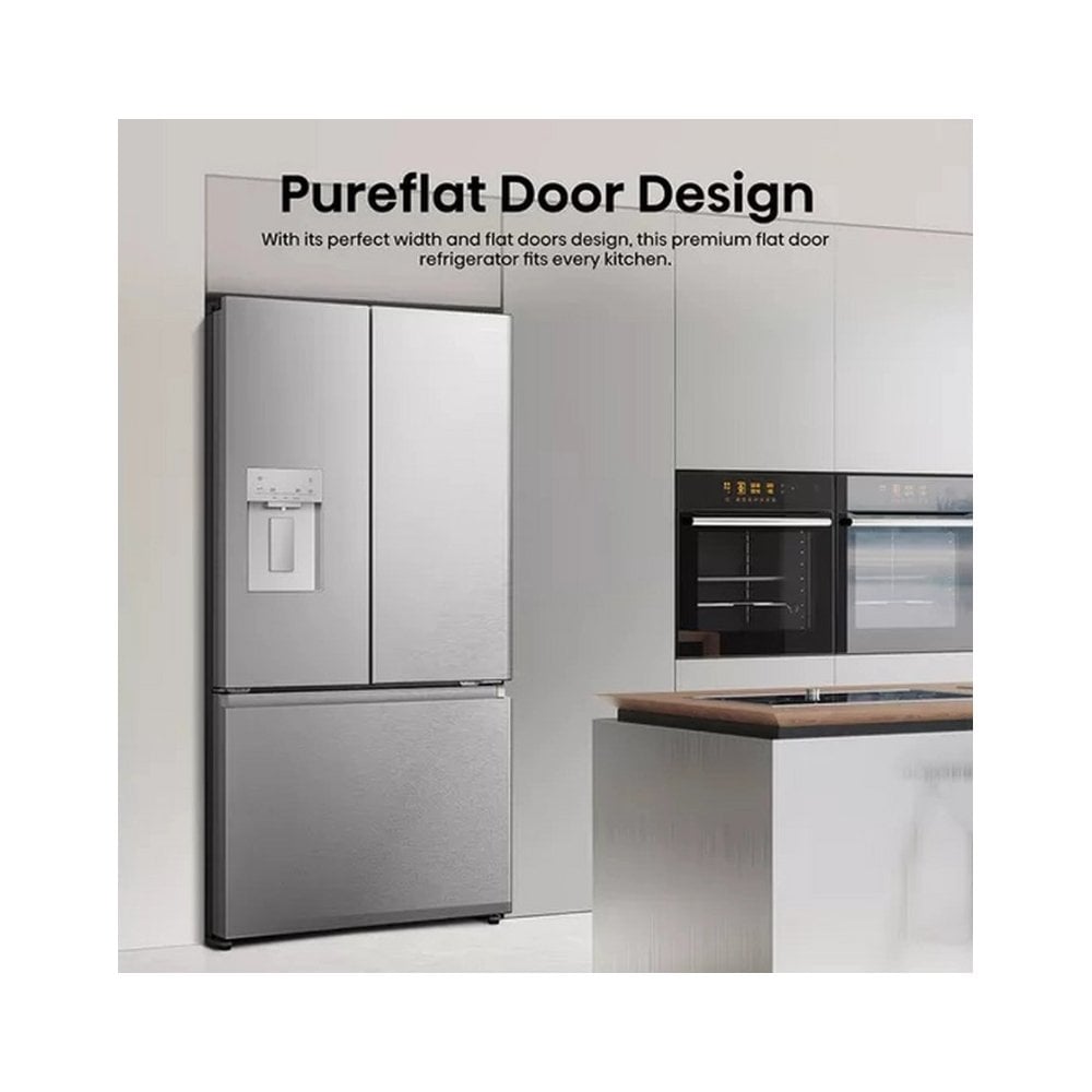Hisense RF815N4SESE  American Fridge Freezer : Frost Free :  Silver :Plumbed :  Due 21st SEPTEMBER