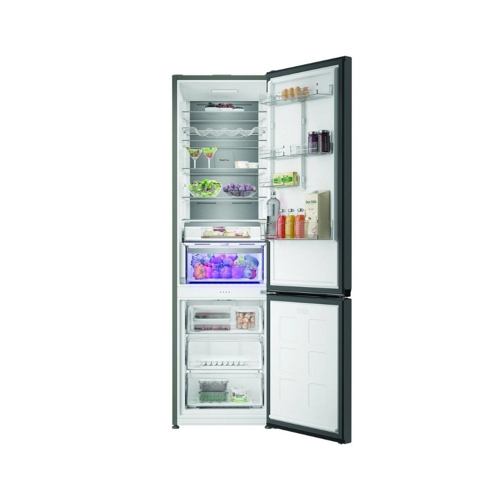 Hotpoint HPK26413XR6UKE  70/30 Frost Free Fridge Freezer - Black Steel : H 203.5cm