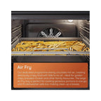 Hotpoint HDE6VDCASB1 Double Oven Electric Cooker with Ceramic Hob : Black : W 60cm : AirFry