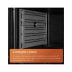 Hotpoint HDE6VDCASB1 Double Oven Electric Cooker with Ceramic Hob : Black : W 60cm : AirFry