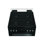 Hotpoint HDG6GDCB1  Double Oven Gas Cooker with Gas Hob - Black : W60cm