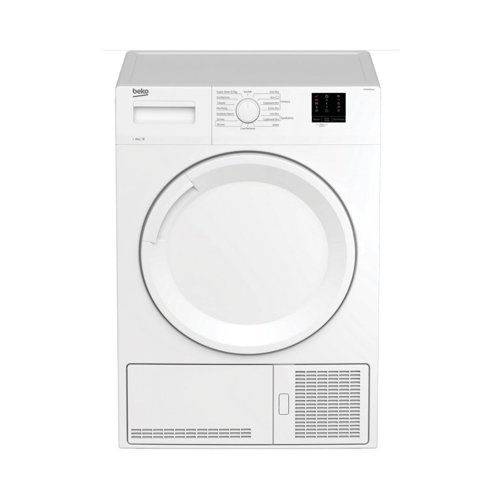 Beko DTKCE80021W 8kg Condenser Tumble Dryer with Sensor Programmes - White : Due 23rd SEPTEMBER