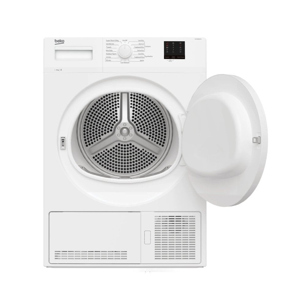 Beko DTKCE80021W 8kg Condenser Tumble Dryer with Sensor Programmes - White : Due 23rd SEPTEMBER
