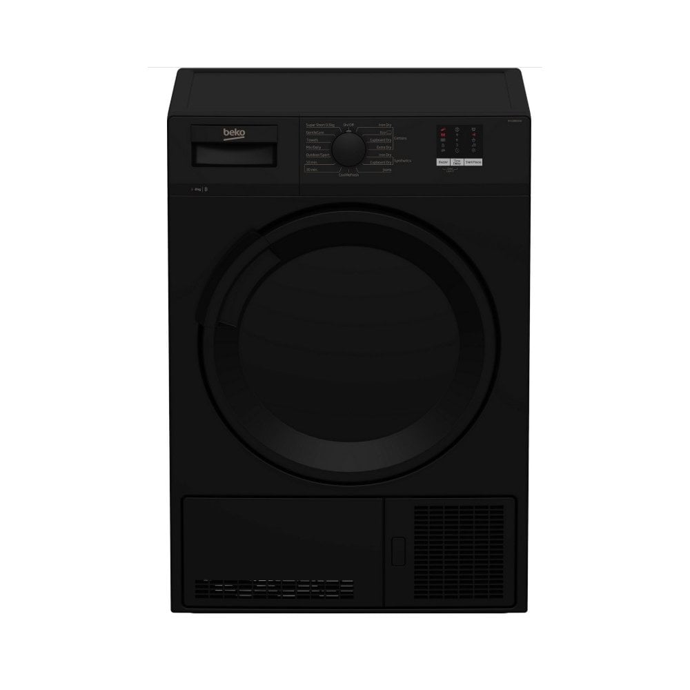 Beko DTLCE80051B 8kg Condenser Tumble Dryer with Sensor Programmes - Black : 8kg : Due 2nd OCTOBER