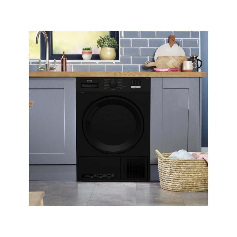 Beko DTLCE80051B 8kg Condenser Tumble Dryer with Sensor Programmes - Black : 8kg : Due 2nd OCTOBER