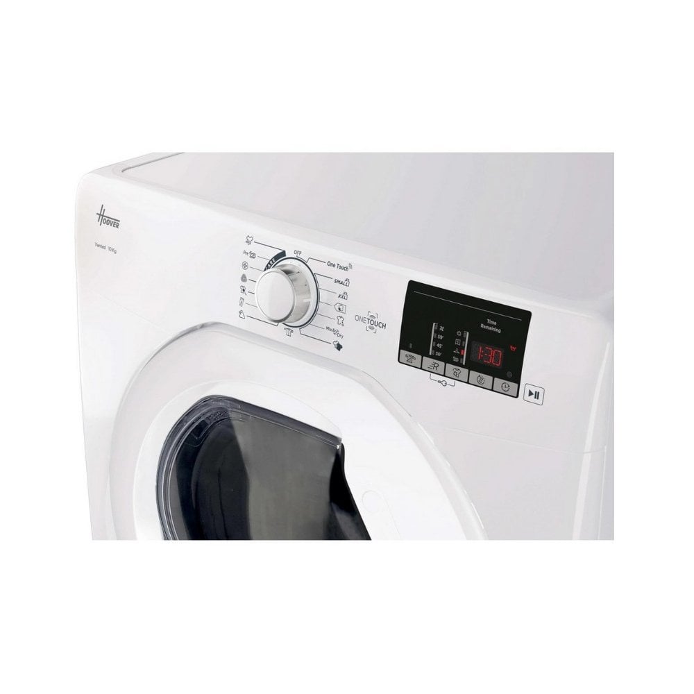 Hoover HLEV10DG-80 10kg Vented Tumble Dryer - White : H Dry 300 Lite :