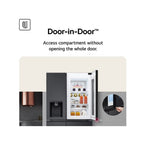 LG GSXE81PYBE 628L InstaView American Style Fridge Freezer - Silver : H 179cm : Non Plumbed: Due  OCTOBER