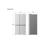 LG GSXE81PYBE 628L InstaView American Style Fridge Freezer - Silver : H 179cm : Non Plumbed: Due  OCTOBER