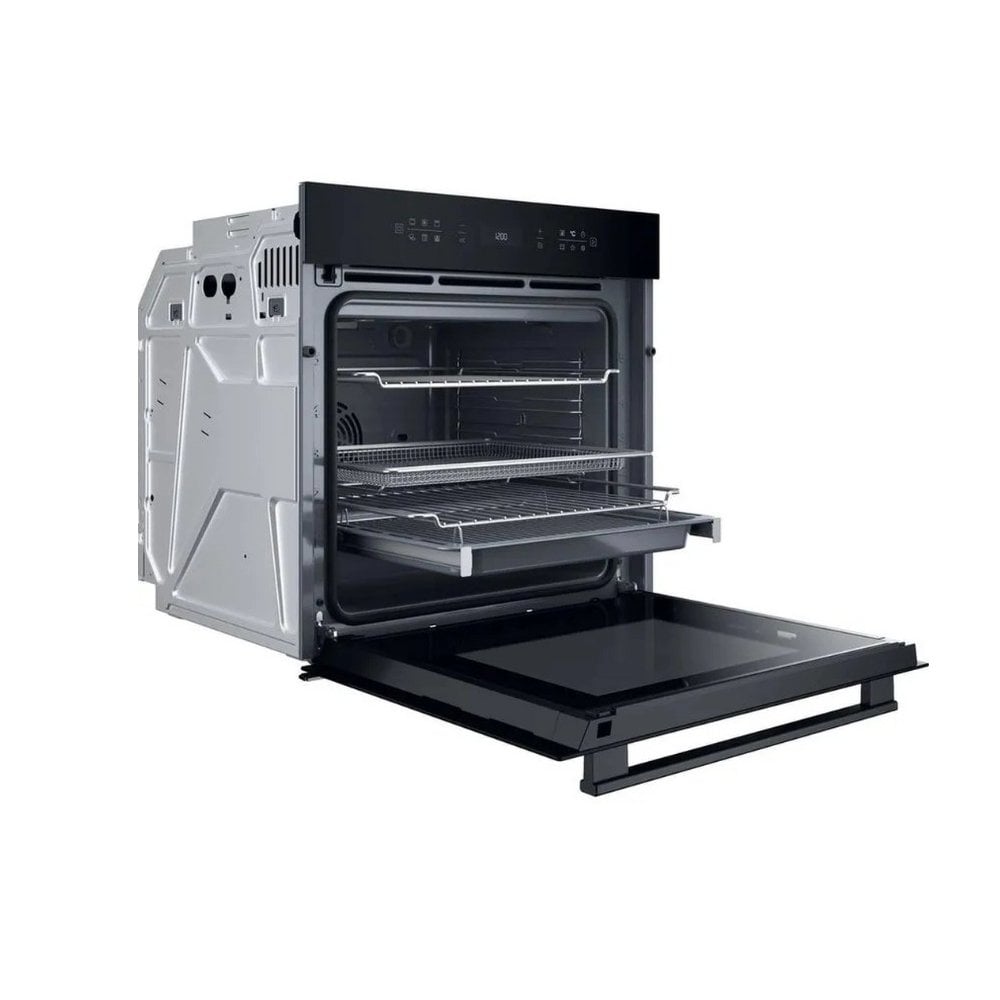 Hotpoint HOI68PT1SBUK Built-In Single Pyrolytic Oven with Active Multiflow and Air Fry : Plug & Play