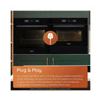 Hotpoint HOI68PT1SBUK Built-In Single Pyrolytic Oven with Active Multiflow and Air Fry : Plug & Play