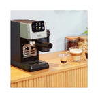 Beko CaffeExperto CEP5304X Manual Espresso with Steam Wand - Black : Ground Coffee