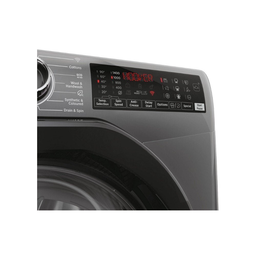 Hoover H3WPS4106TAMBR Washing Machine : 10kg : Graphite