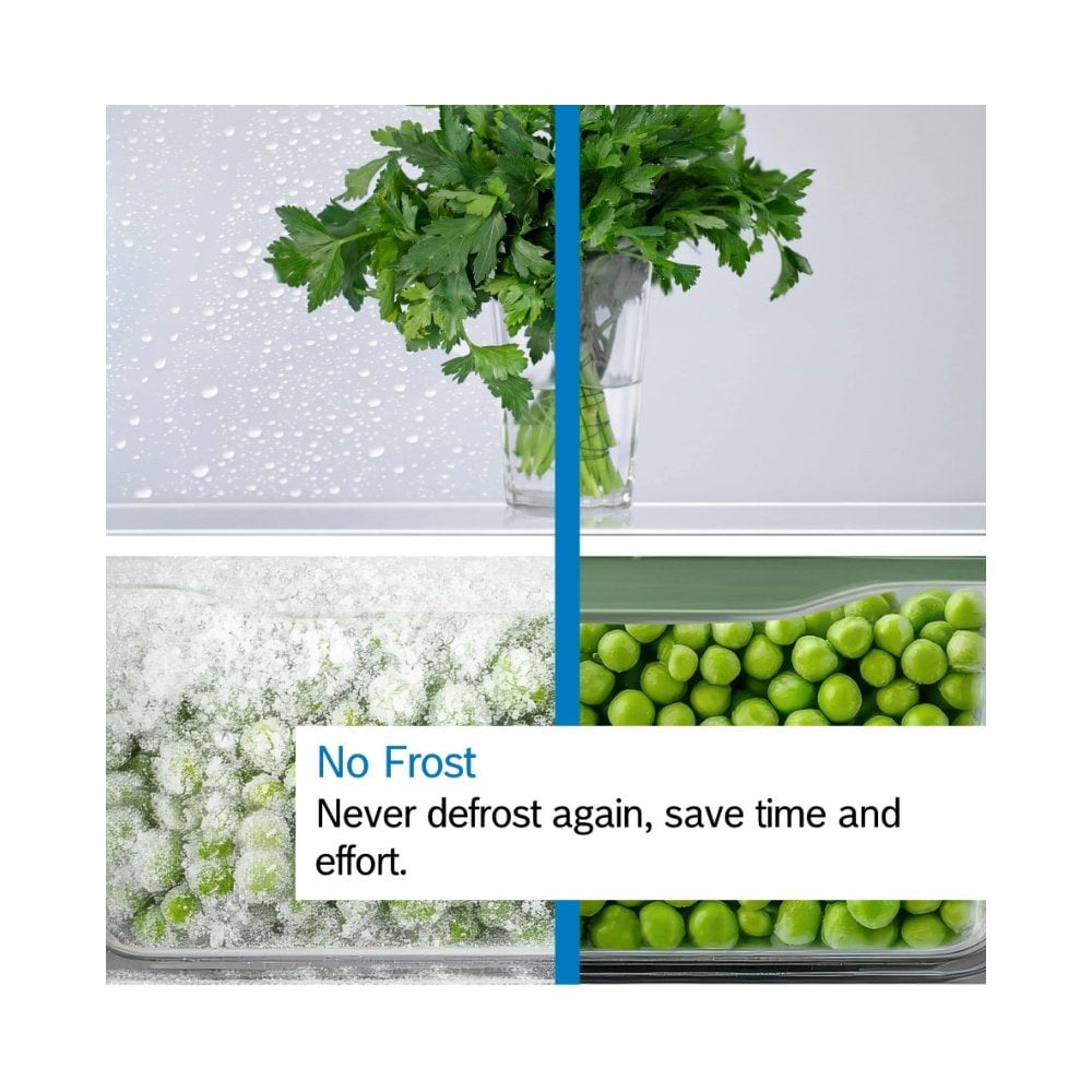 Bosch KGN39OCAFG Frost Free fridge-freezer :Cast Iron, Green Collection, Series 4 : H 203cm :