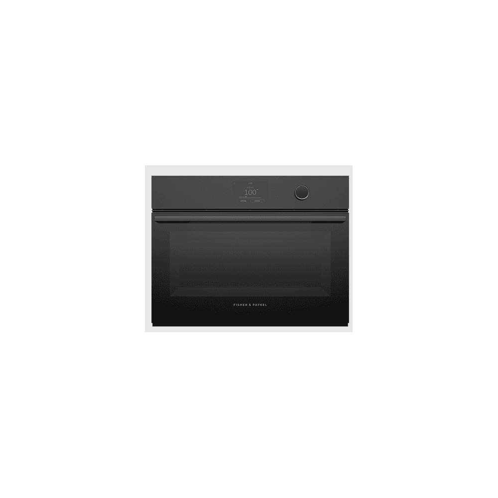 Fisher & Paykel OS60NMTDB1 Compact Combination Steam Oven : Black Glass: Series 9