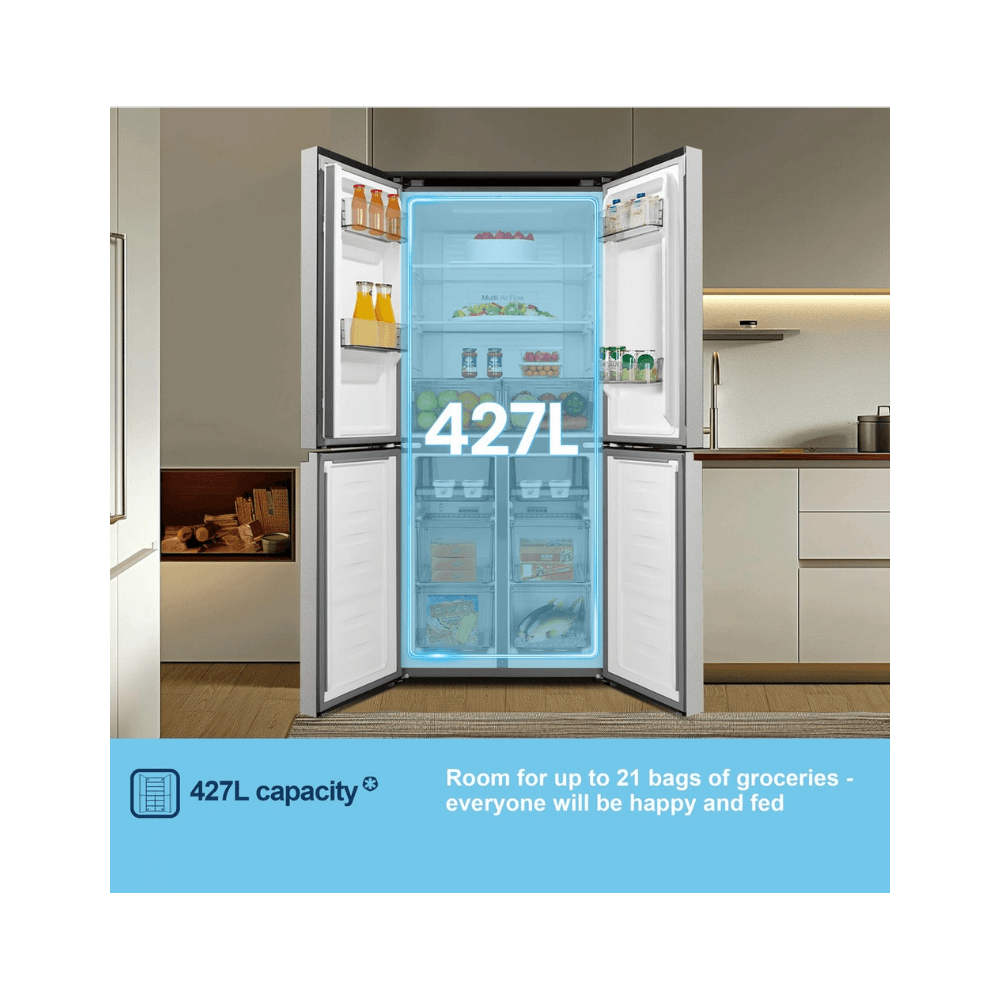 Fridgemaster MQ7939ES American Style Fridge Freezer : H  181.7cm